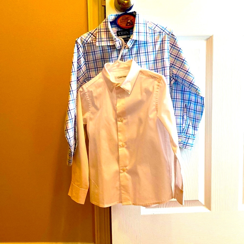 NWOT 2 5T toddler long sleeves shirts. Bought and washed but never worn.